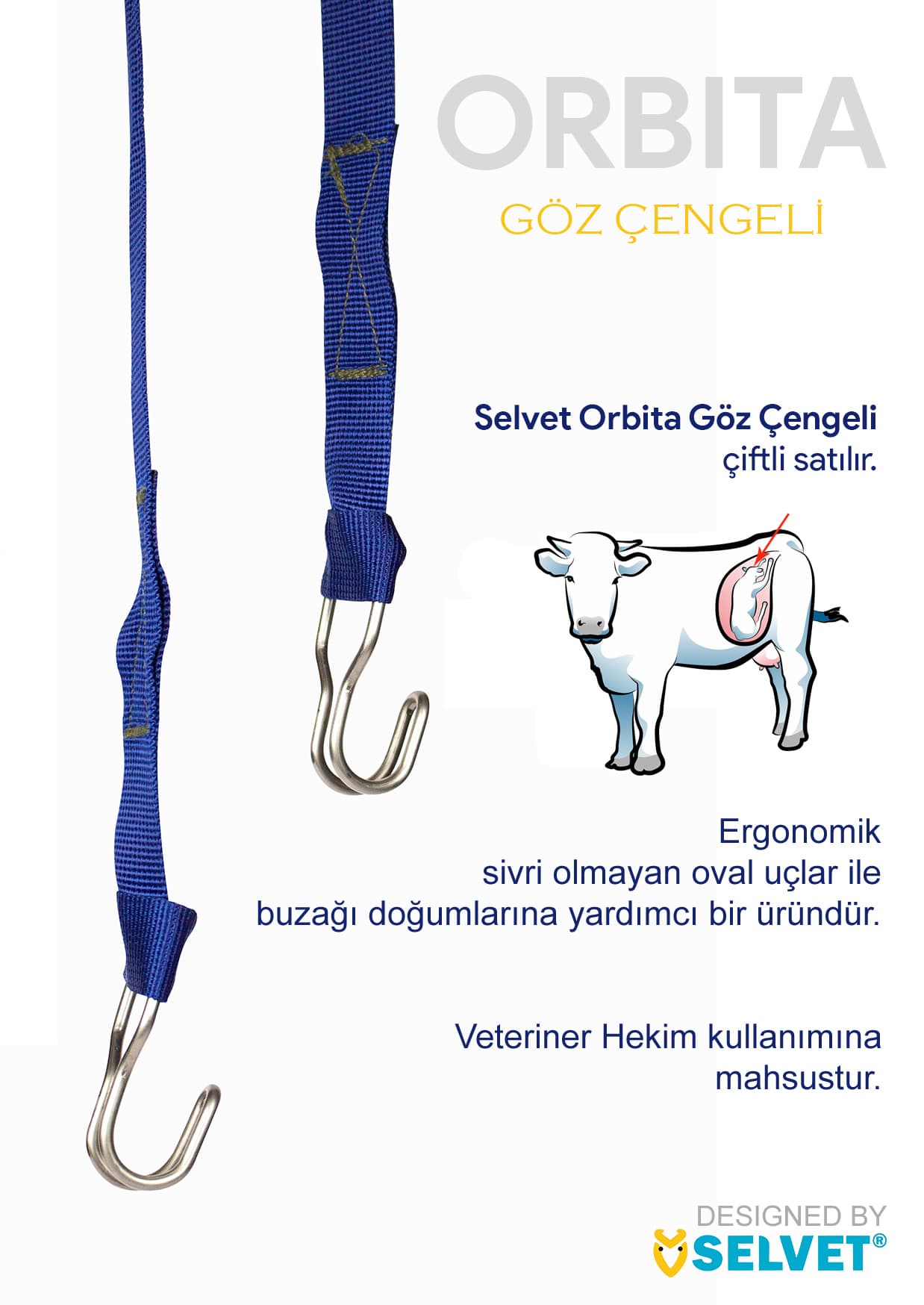 Veteriner Hekim İnek Doğum Göz Çengeli