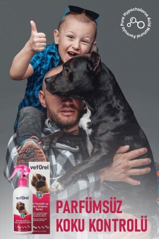 Veturel Pati Temizlik ve Koku Giderici Sprey 2x300ml Köpüksüz Kedi Pati Temizleme Köpek Tüy Bakım