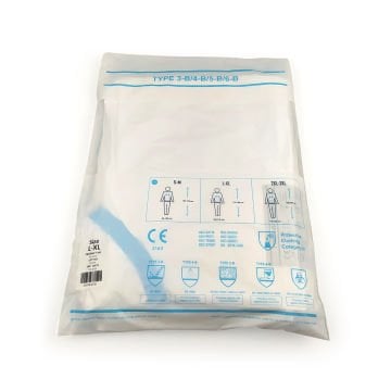 Tek Kullanımlık Lamineli Kağıt Tulum 58 Gram