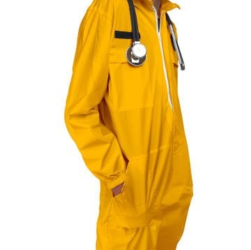 Sarı Fandom Su İtici İş Tulumu (Unisex)