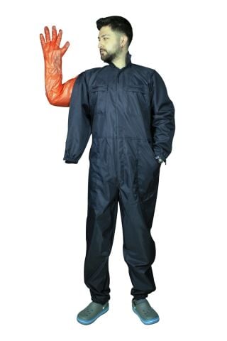 Erkek Veteriner Tulumu - Selvet Fandom Su İtici İş Tulumu