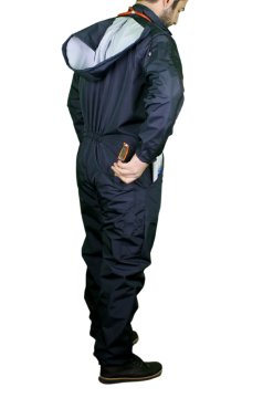 Veteriner Tulumu - Lamineli Su ve Rüzgar Geçirmez Kapşonlu Tulum