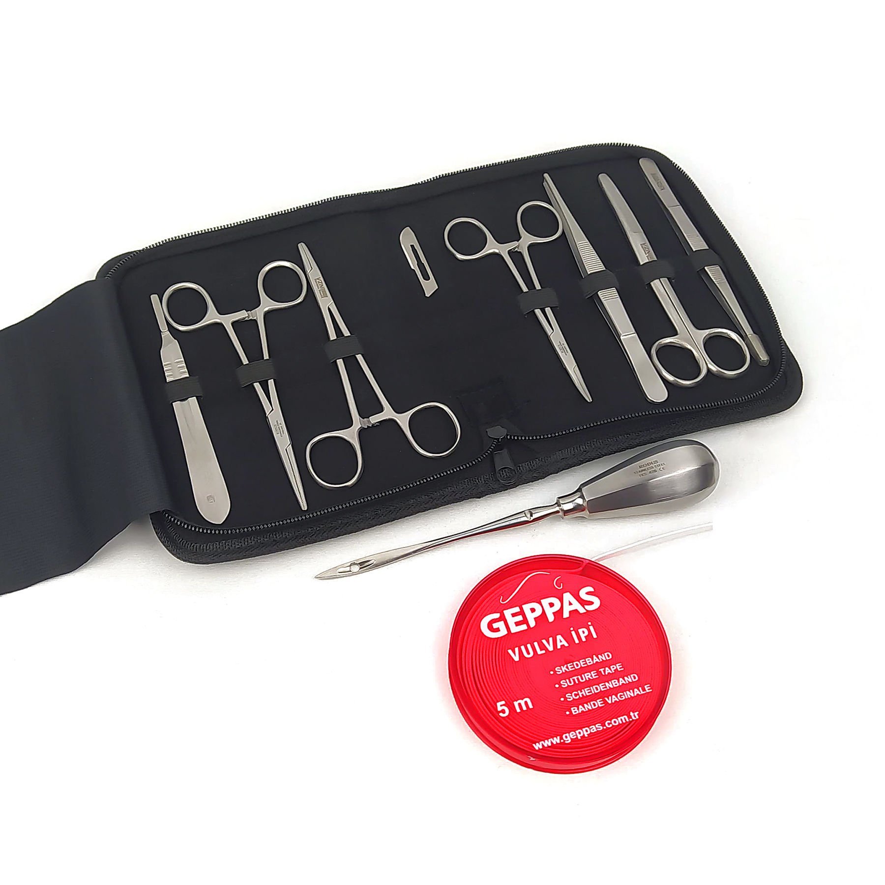 Veteriner Cerrahi Dikiş Seti 10 Parça