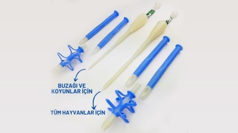 Rumenotom Şemsiye Trokar - Hayvanlarda Gaz Giderici Alet - Ruminantlarda Timpaniye Çözüm