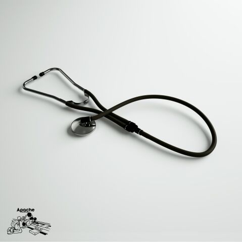 Selvet Apache I Stetoskop - Veteriner Hekim Tipi Özel Stetoskop Siyah