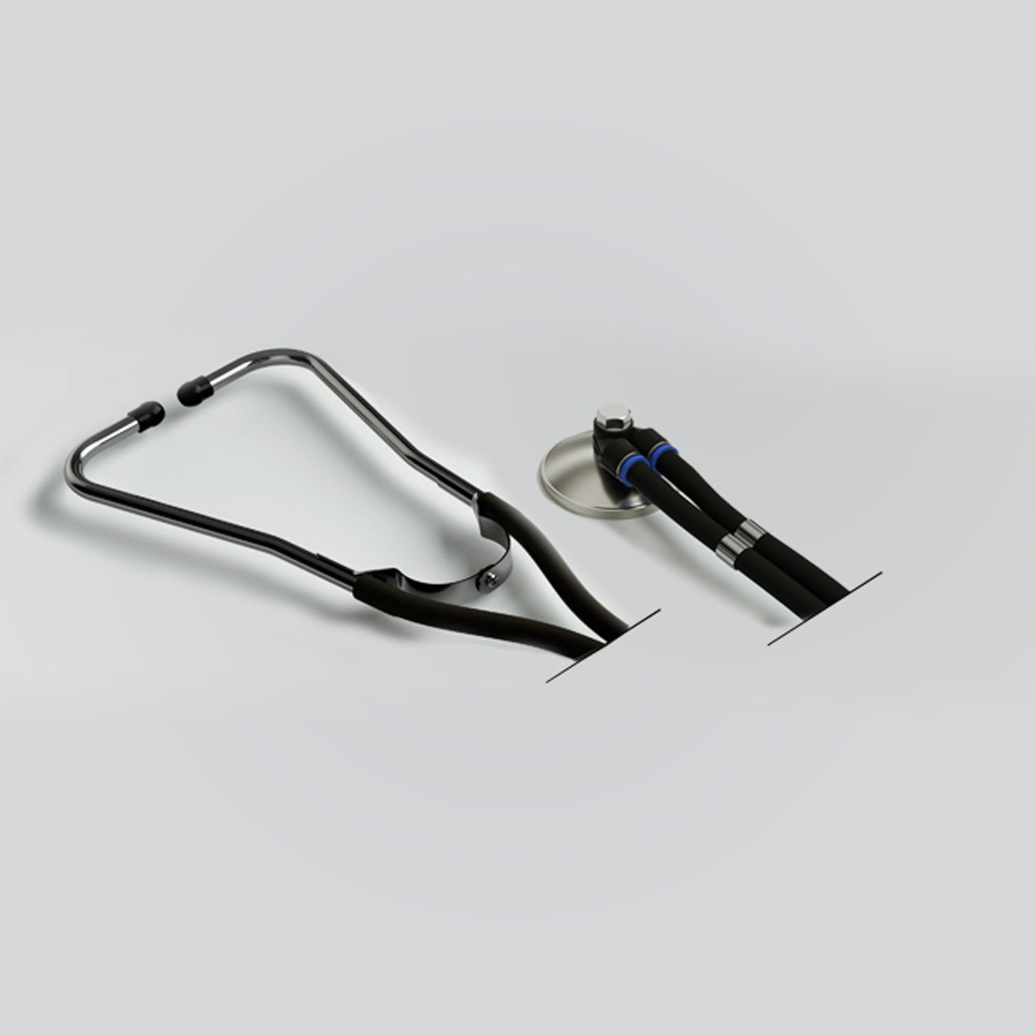 Selvet Apache II Stetoskop - Kardiyolojik Stetoskop Siyah