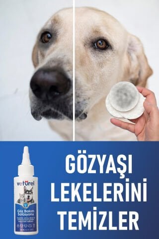 Kedi Göz Damlası Köpek Göz Temizleme Solüsyonu Alerji Kızarıklık Enfeksiyon Gözyaşı Lekesi 2x100ml