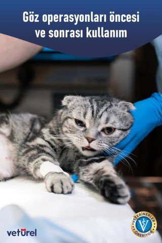 Kedi Köpek Göz Temizleme Solüsyonu Alerji Kızarıklık Enfeksiyon Gözyaşı Bakımı Göz Damlası 3x100ml