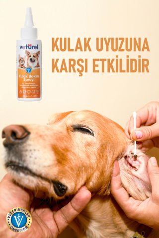 Kedi Kulak Temizleme Solüsyonu Kir Enfeksiyon Kaşıntı Köpek Kulak Uyuzu Koku Önleyici Bakım 100ml
