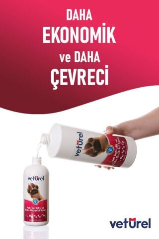 Köpek Pati Temizleme Kedi Pati Temizleyici Koku Giderici Kir Enfeksiyon Tüy Bakım Spreyi Refil