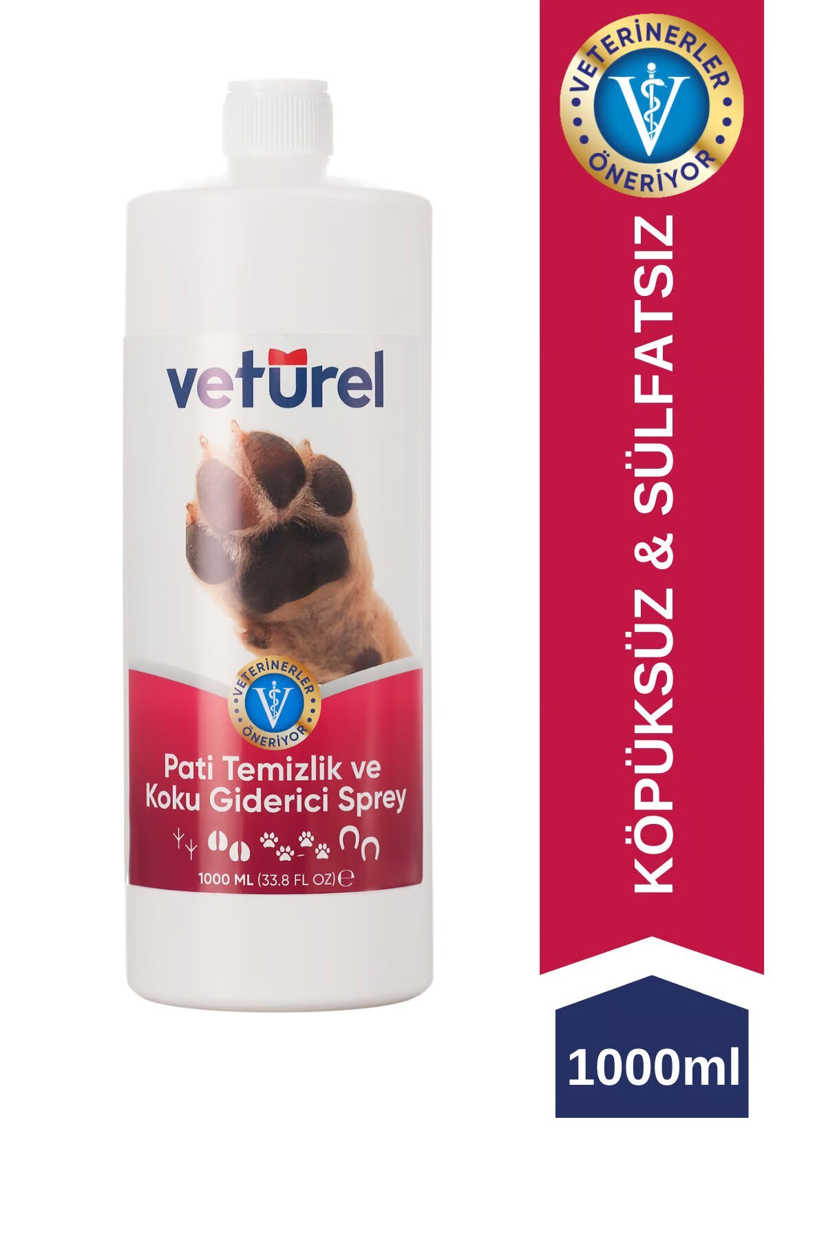 Köpek Pati Temizleme Kedi Pati Temizleyici Koku Giderici Kir Enfeksiyon Tüy Bakım Spreyi Refil