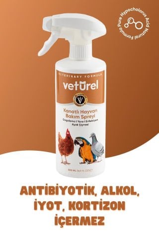 Veturel Kanatlı Hayvan Bakım Spreyi 500ML
