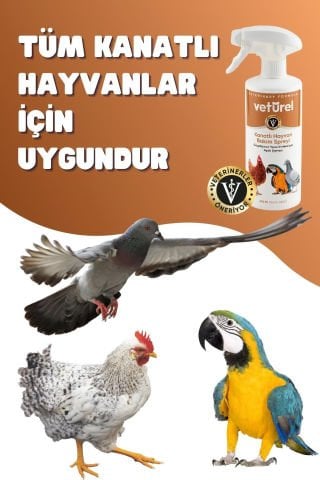 Veturel Kanatlı Hayvan Bakım Spreyi 500ML